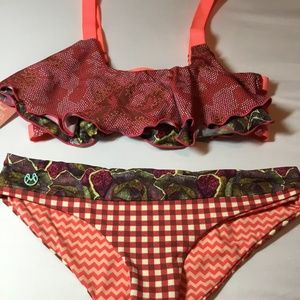 NWT~Maaji ruffles bikini sz. L/M